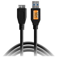 Tether Tools TetherPro USB 3.0 male to Micro-B 4,6m zwart - thumbnail