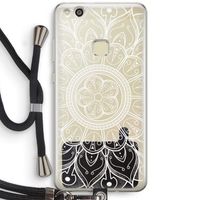 Roses Are Red: Huawei Ascend P10 Lite Transparant Hoesje met koord