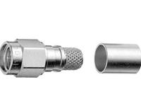 Telegärtner J01150A0641 J01150A0641 SMA-connector Stekker, recht 50 Ω 1 stuk(s)