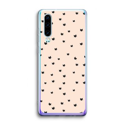 Kleine kattenkopjes: Huawei P30 Transparant Hoesje