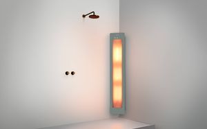 Sunshower One L opbouw hoek met infrarood organic grey