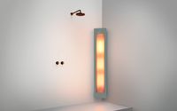 Sunshower One L opbouw hoek met infrarood organic grey