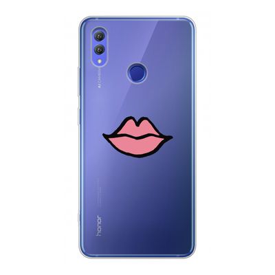 Kusje: Honor Note 10 Transparant Hoesje
