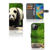 Apple iPhone 14 Telefoonhoesje met Pasjes Panda
