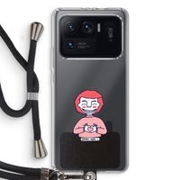 Hartje: Xiaomi Mi 11 Ultra Transparant Hoesje met koord