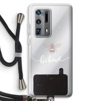 Be(e) kind: Huawei P40 Pro Plus Transparant Hoesje met koord