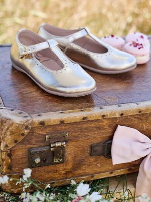 Meisjesballerina's goud