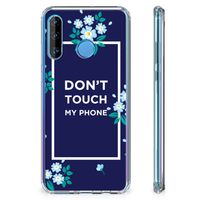 Huawei P30 Lite Anti Shock Case Flowers Blue DTMP