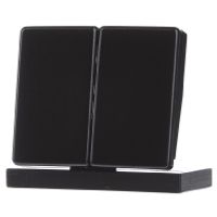 SL 595 SW  - Cover plate for switch/push button black SL 595 SW - thumbnail