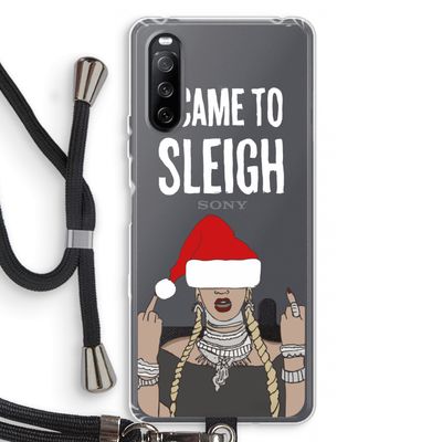 Came To Sleigh: Sony Sony Xperia 10 III Transparant Hoesje met koord