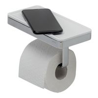 Toiletrolhouder Geesa Frame met Planchet Wit Chroom - thumbnail
