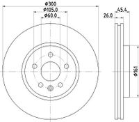 Remschijf 8DD355122851