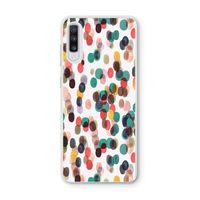 Tropical Dots: Samsung Galaxy A70 Transparant Hoesje
