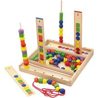 VIGA kralenspel, h: 4 cm, l: 33 cm, b: 33 cm, 94 onderdelen/ 1 doos