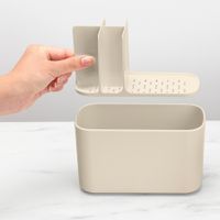 Brabantia 223365 opslagbak voor badkamers Beige Kunststof Organizer voor badkamer - thumbnail