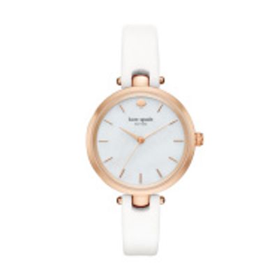 Horlogeband Kate Spade New York KSW1280 Leder Wit 5mm