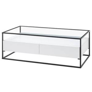 Nova Design Evora Salontafel Glas Wit