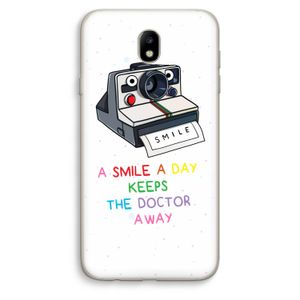 Smile: Samsung Galaxy J7 (2017) Transparant Hoesje