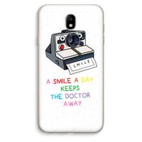 Smile: Samsung Galaxy J7 (2017) Transparant Hoesje