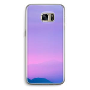 Sunset pastel: Samsung Galaxy S7 Edge Transparant Hoesje