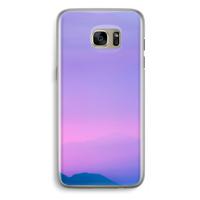 Sunset pastel: Samsung Galaxy S7 Edge Transparant Hoesje - thumbnail