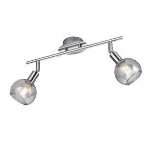 Trio Plafondlamp Chroom Brest 2-lichts verstelbaar R80592006