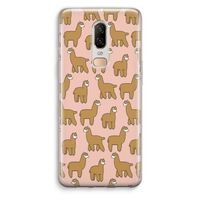Alpacas: OnePlus 6 Transparant Hoesje