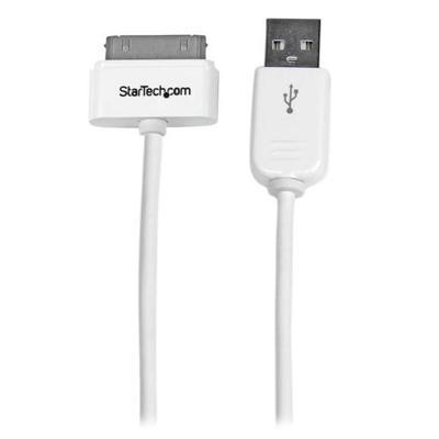 StarTech Apple 30-pin naar USB 1m wit StarTech Apple 30-pin naar USB 1m wit