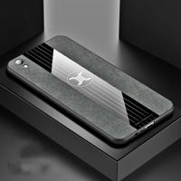 RoR OPPO R9 plus XINLI stiksels doek Textue schokbestendig TPU beschermhoes (grijs)