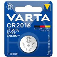 Varta CR2016 knoopcelbatterij 3V - thumbnail