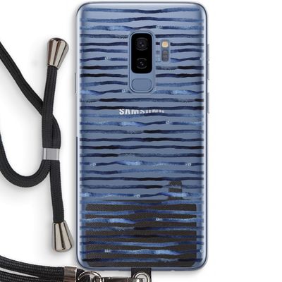 Verrassende lijnen: Samsung Galaxy S9 Plus Transparant Hoesje met koord