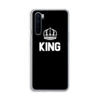 King zwart: OnePlus Nord Transparant Hoesje