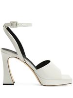 Giuseppe Zanotti sandales Emiyle en cuir 100 mm - Blanc