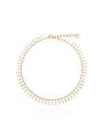 SHAY 18kt yellow gold and diamond dot dash necklace - Or