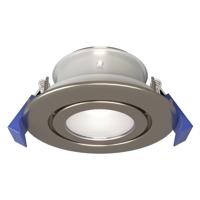 Lima - LED Inbouwspot - Kantelbaar armatuur - Diameter 85mm - GU10 Fitting incl. lamphouder - IP65 voor binnen,buiten en badkamer - Rond - RVS