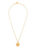 Versace collier à pendentif Medusa - Or