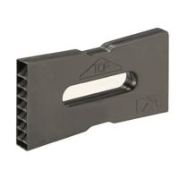 Ubbink stootvoegventilatie - 100 x 50 x 10 mm - zwart