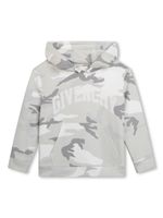 Givenchy Kids hoodie en coton à logo imprimé - Gris - thumbnail