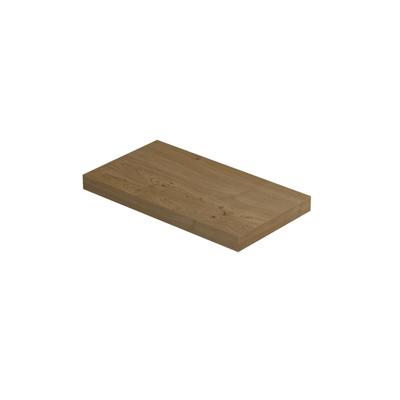 INK - Play Fontein Planchet met Blinde Bevestiging Vierkant in Echt Hout Fineer - 400x220x32 mm - Natur Fineer