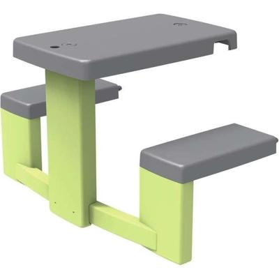 Smoby Life - Picknicktafel aanpasbaar aan Smoby-huizen - 2 banken