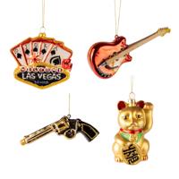 Nordic Light Kerstballenset - Lucky Vegas - 4 Stuks Nordic Light Kerstballenset - Lucky Vegas - 4 Stuks