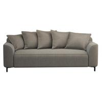 Leen Bakker - Bank Elsa 3-zits - Eden - Stof - Taupe - 99x228x84 Cm