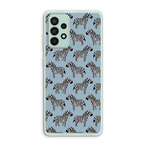 Zebra: Samsung Galaxy A52s 5G Transparant Hoesje