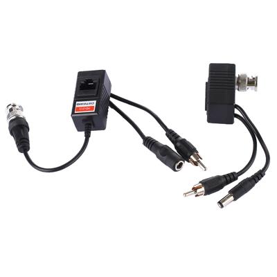 2 stuks HD 213B-C coaxiale CVI/TVI/AHD video audio Power balun transceiver