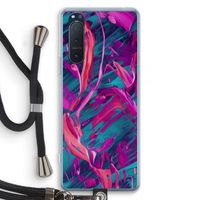 Pink Clouds: Sony Xperia 5 II Transparant Hoesje met koord Pink Clouds: Sony Xperia 5 II Transparant Hoesje met koord