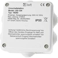 IVT US-12N Omschakelstation 2760 VA 18202 130 mm x 130 mm x 60 mm Geschikt voor model (ondulator): Universeel