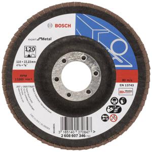 Bosch Accessories 2608607346 X551 Lamellenschijf Diameter 115 mm Boordiameter 22.33 mm Staal 1 stuk(s)