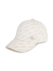 Michael Kors Kids casquette à logo imprimé - Blanc