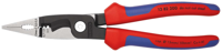 Knipex Elektro installatietang | Meer-componentengrepen | Zwart geatramenteerd | Lengte 200 mm | Zelfbedieningskaart/blister - 13 82 200 SB