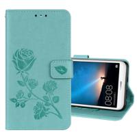 Voor Huawei Mate 10 Lite Rose reliëf horizontaal flip milieu PU lederen draagtas met houder & kaartsleuven & Wallet(Green)